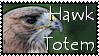 Hawk Totem Stamp by VampsStock