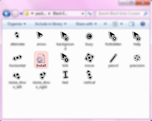 Black Entis Cursors by MevonFD on DeviantArt