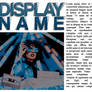 Free RP Stream Template: Feeling Blue