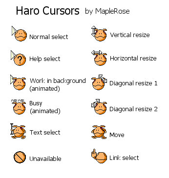 Haro Cursors for Windows