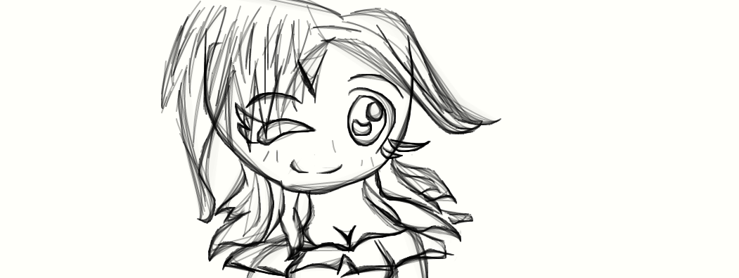 Another anime sketch~ by EzzieRocks on DeviantArt