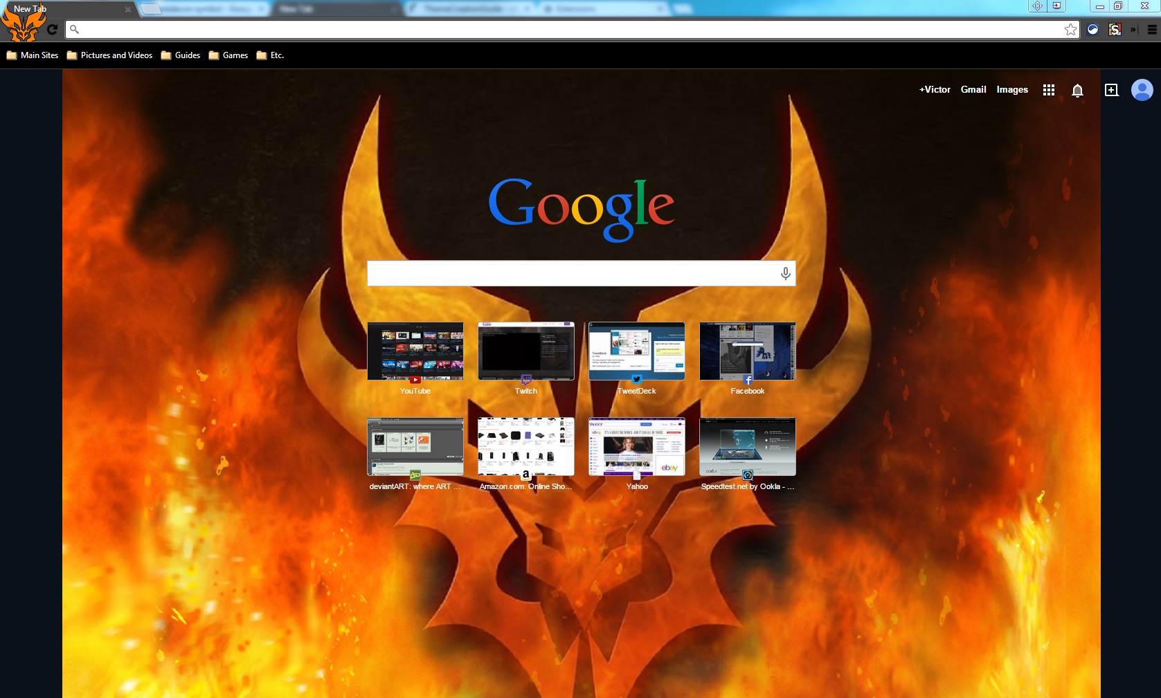 Predacon Google Chrome Theme