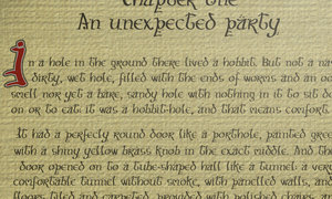 'Hobbit script' font