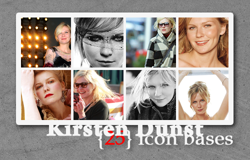 icon bases: Kirsten Dunst