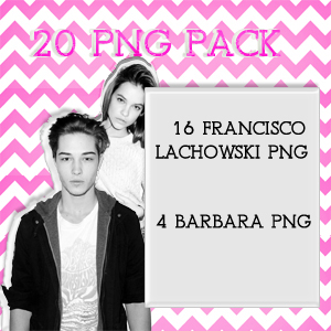 20 PNG PACK (Francisco Lachowski-Barbara Palvin)