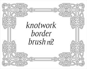 Knotwork Border Brush No 2