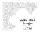 Knotwork Border Brush