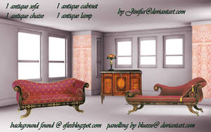 Antique furniture in png 3