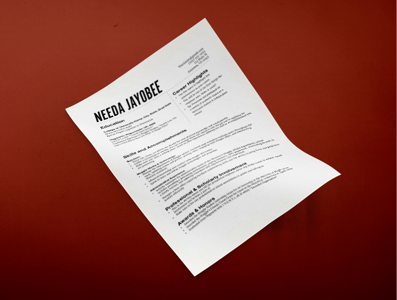 FunctResumeTemplate by NerdgasmsByKat