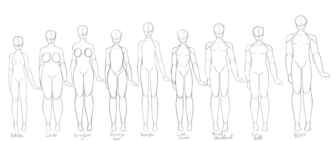 [F2U] Body Type bases by Ingenious-moron on DeviantArt