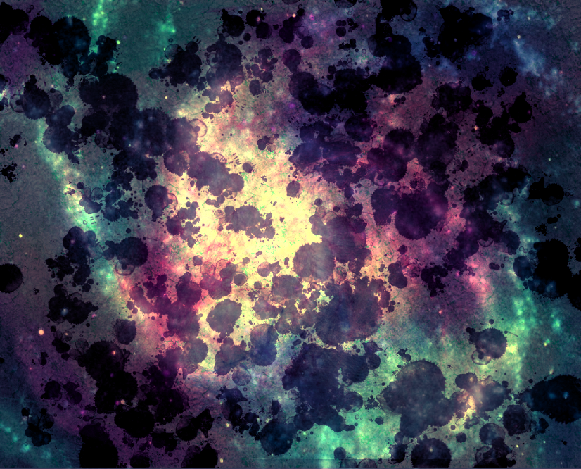 Psychedelic  Asteroid Field