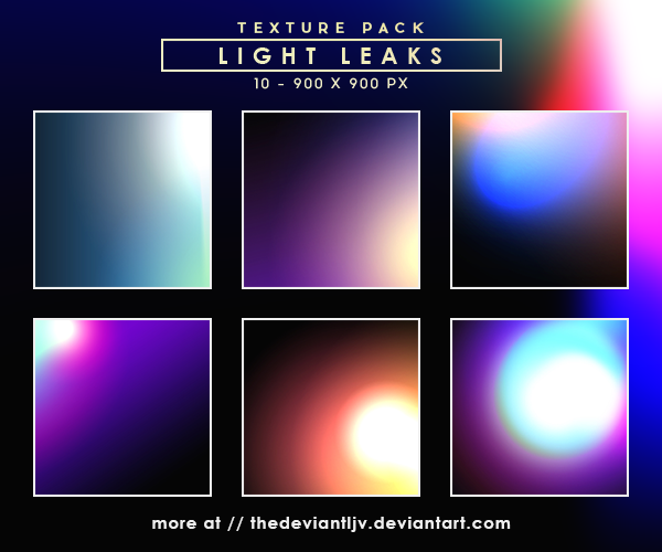 Light Leaks Texture Pack