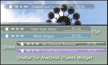 ShuBar for AveDesk iTunes