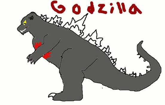 Godzilla 2002/2003 with scar