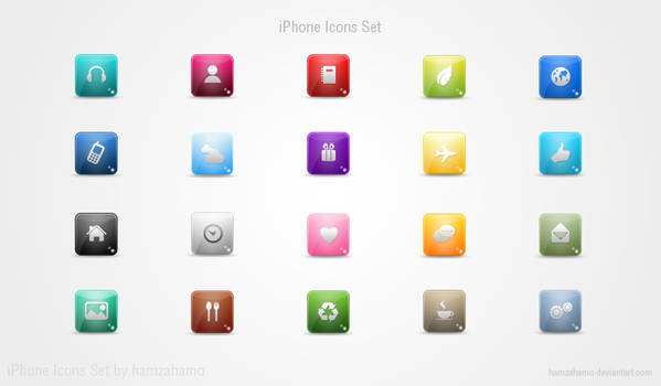 iPhone Icons Set