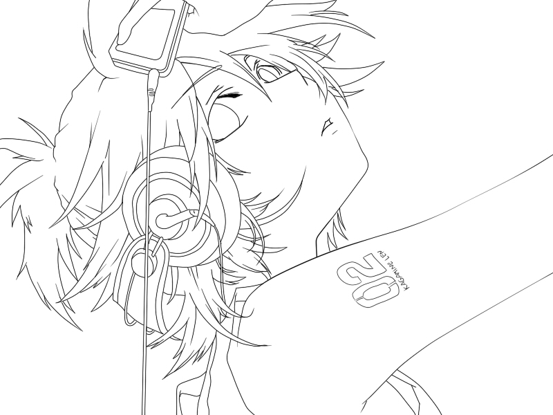 LINEART -Kagamine Len-