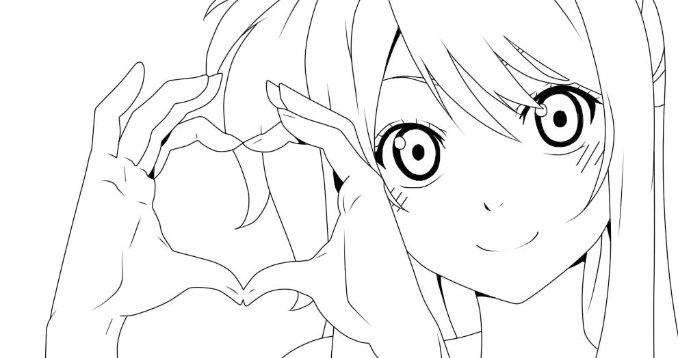 LINEART - Lucy Heartphilia -