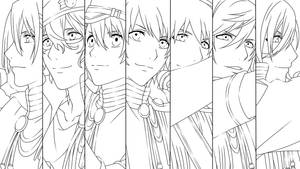 Lineart - Uta no Prince-sama Maji Love 2000% -