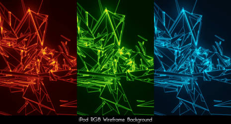 iPod RGB Wireframes Wallpapers