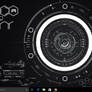 Hi-tech desktop (Rainmeter)