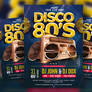 Classic Disco Party Flyer PSD Template