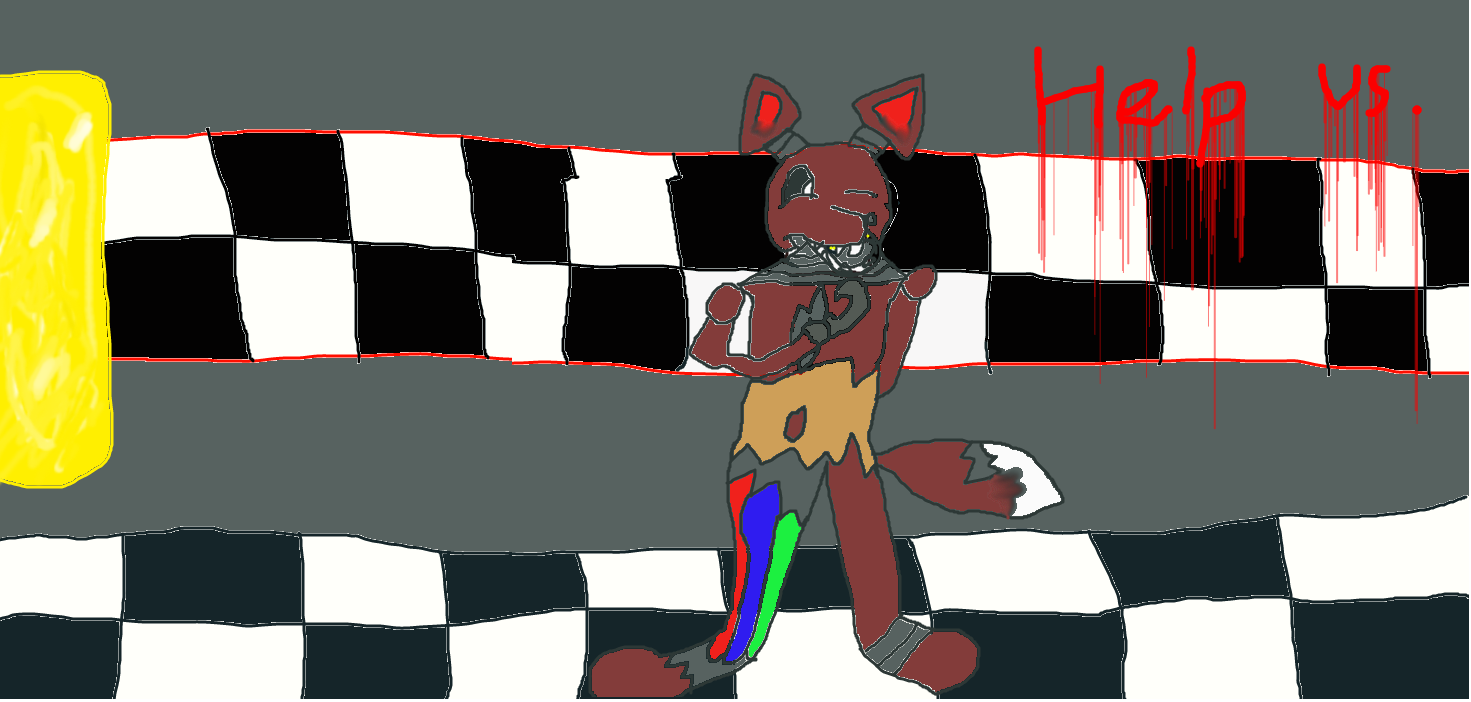 Foxy Drawing by MangleLoverBFF on DeviantArt