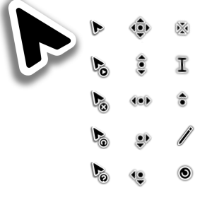 Shvag- simple, static cursors. by tchiro on DeviantArt