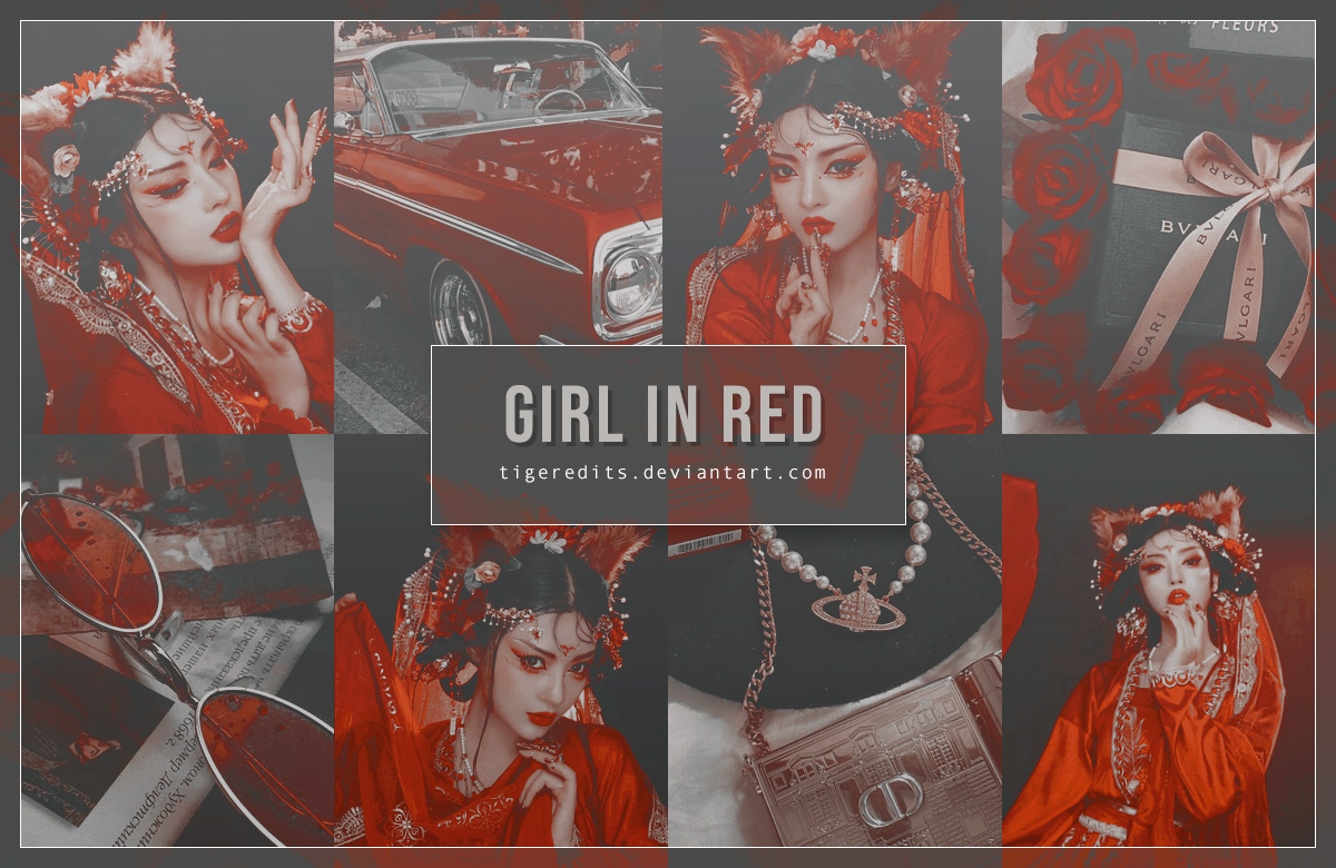 Girl In Red [PSD] by TigerEdits on DeviantArt