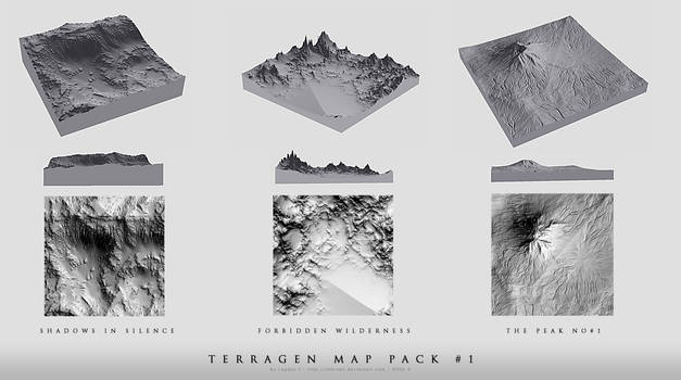 Terragen Map Pack No.1