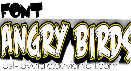 FONT ANGRY BIRDS