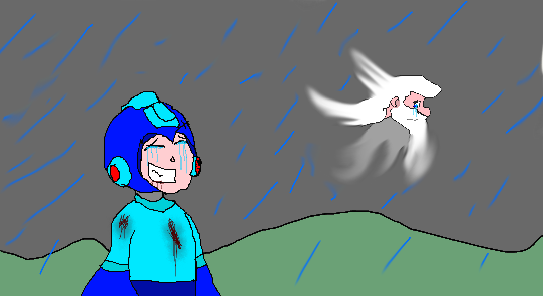 Mega Man Fan Art I Miss You By Megathundermaster On Deviantart