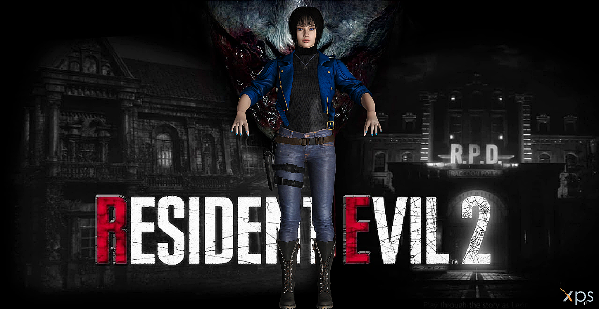 Claire Cosplaying Jill Valentine Mod - Resident Evil 2 Remake 