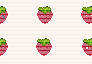6x Strawberry Emoticon Set