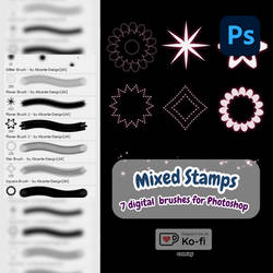 Mixed Brushes for Photoshop and Gimp