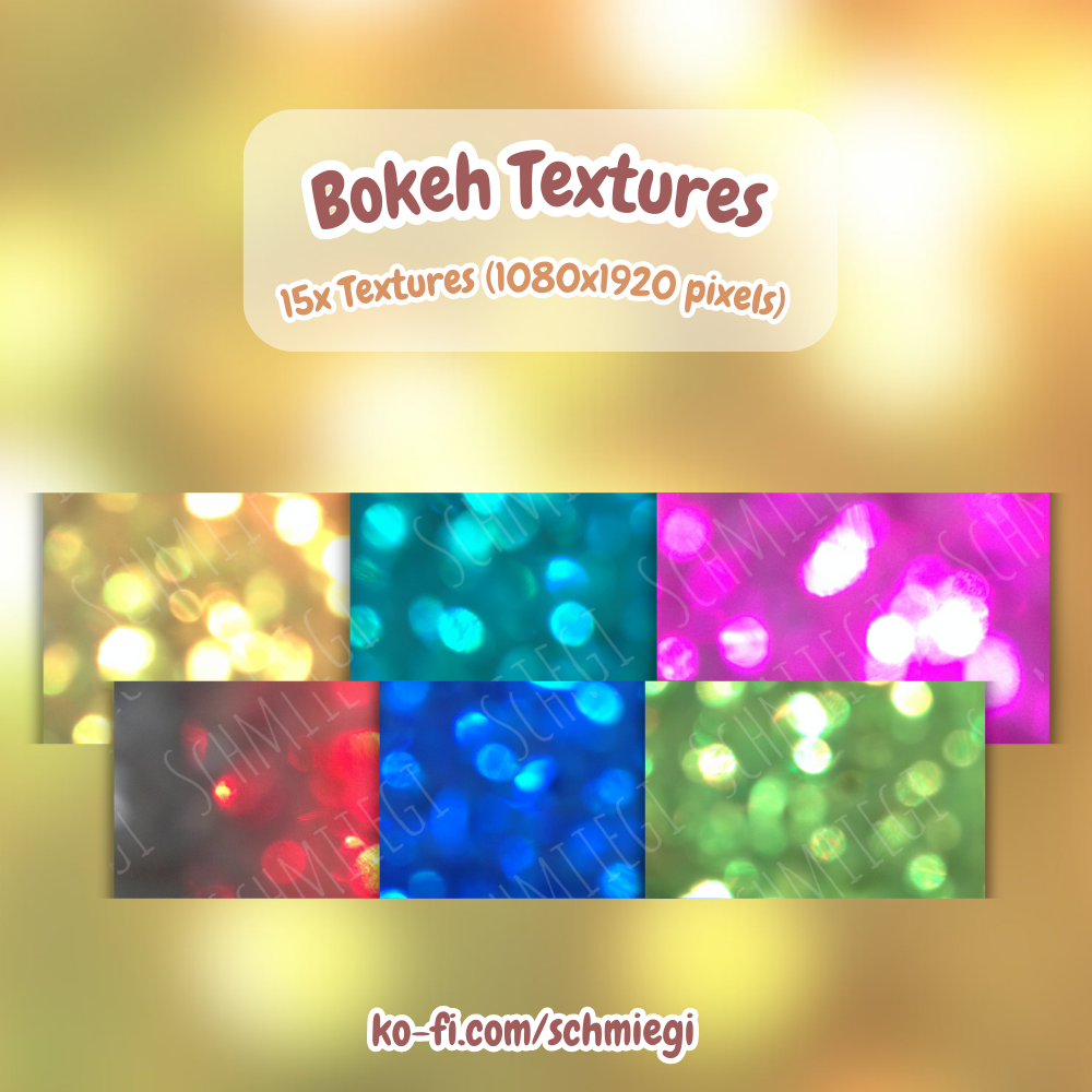 15x Bokeh Textures