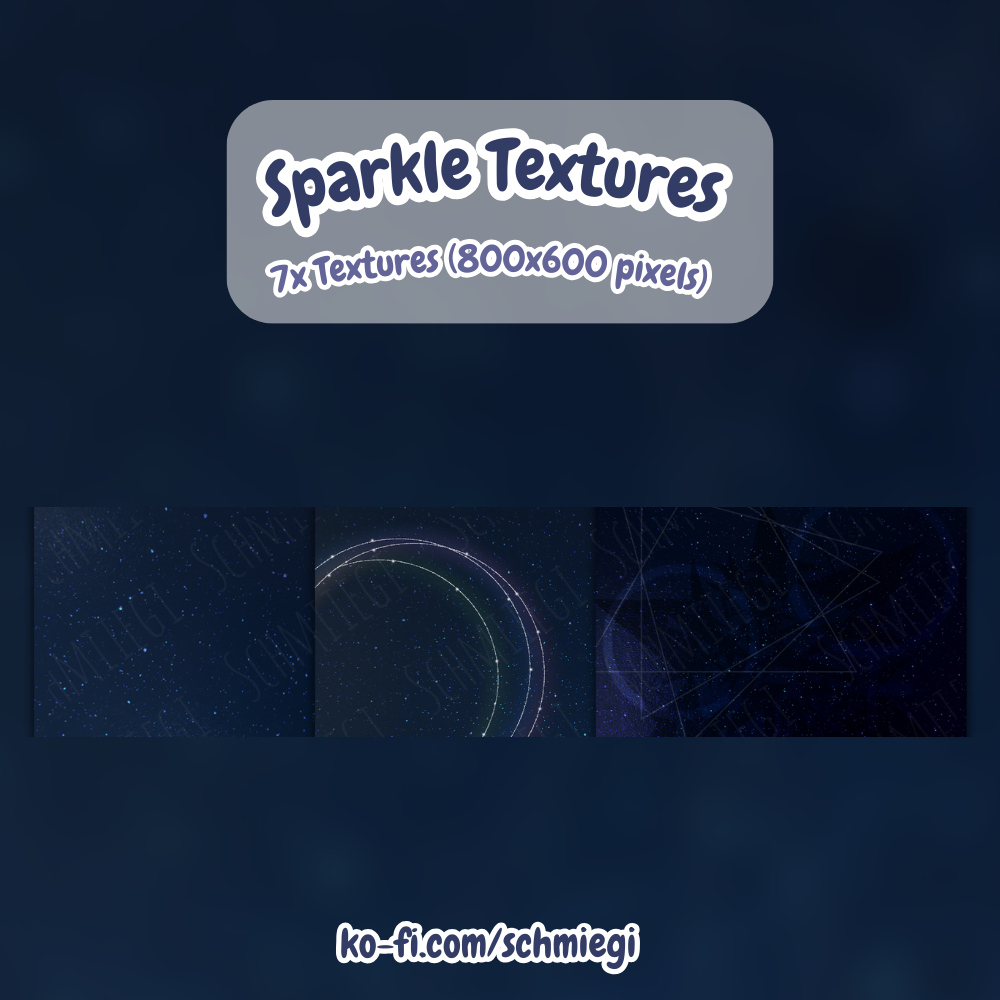 7x Glitter/Sparkle Textures