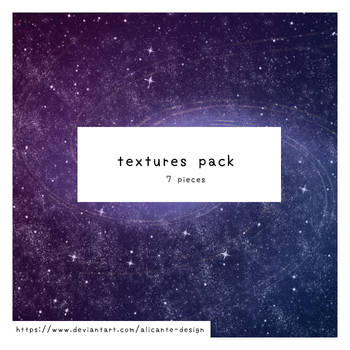 7x Galaxy/Space Textures