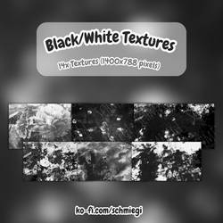 14x Black White Textures