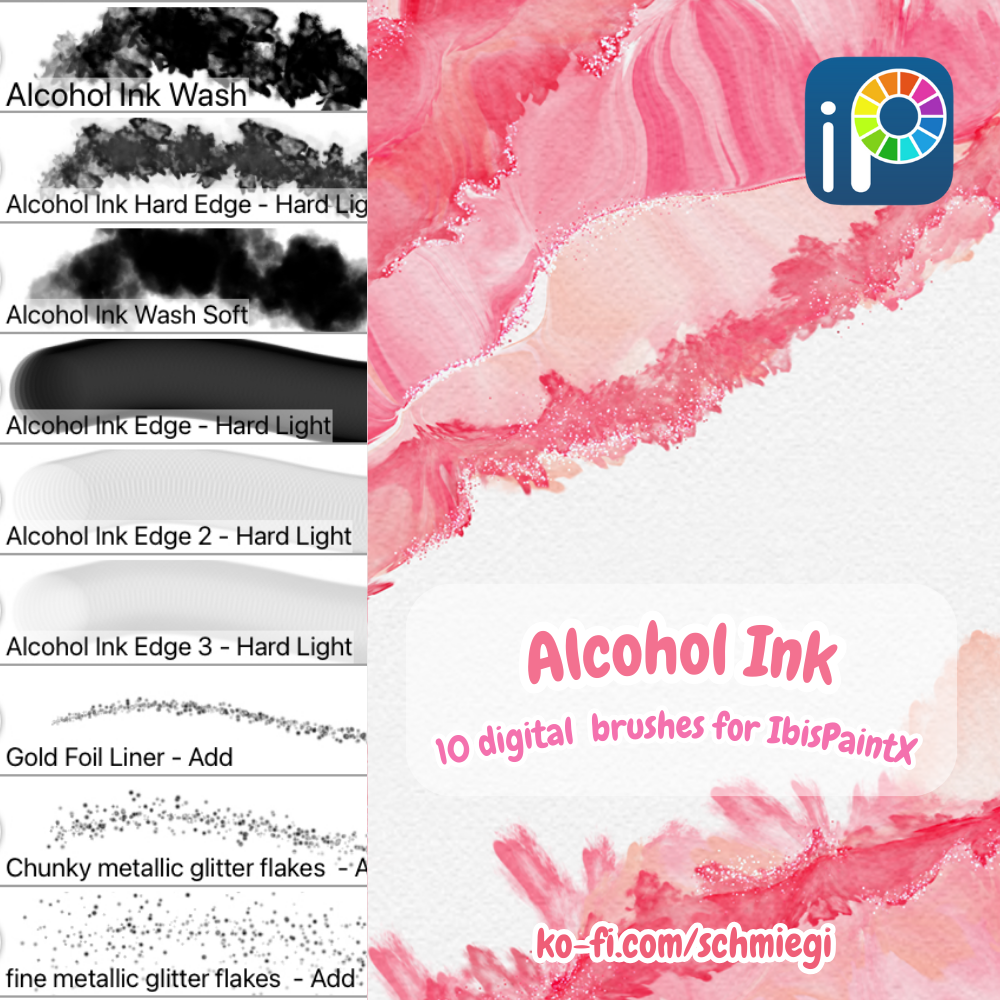 Alcohol Ink Brushes for IbisPaintX by Alicante-Design on DeviantArt