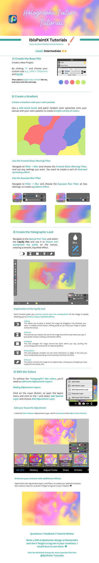 Abstract Texture Tutorial | IbisPaintX