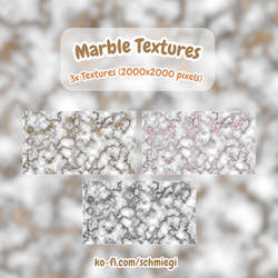 Gold Marble Textures, 3 Textures (2000x2000pixels)
