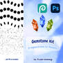 Gemstone Kit Brush Set for Photopea, Photoshop CS+