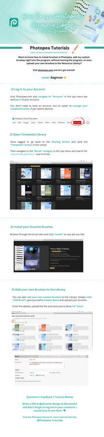 How to install Photopea Brushes | Tutorial