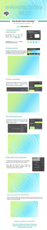 ClipStudio Tutorial - Ripple Texture