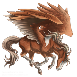 Free lineart: Pegasus