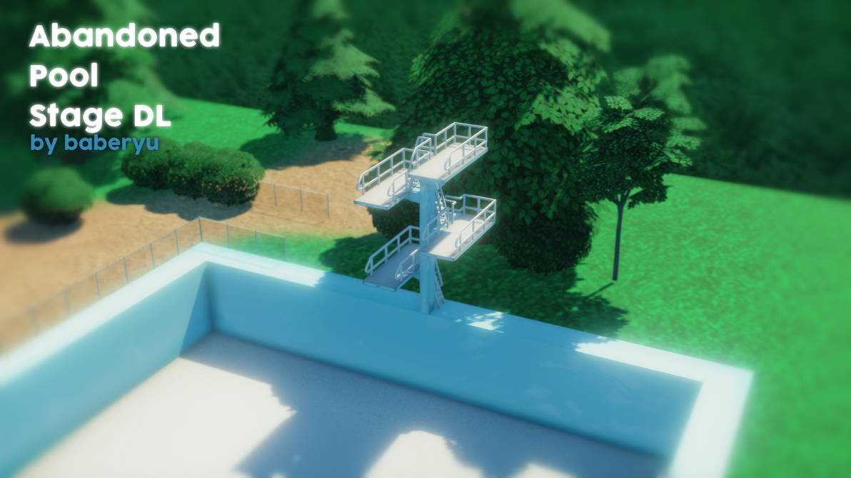 MMD Abandoned Pool Stage DL by Baberyu by babemmd on DeviantArt