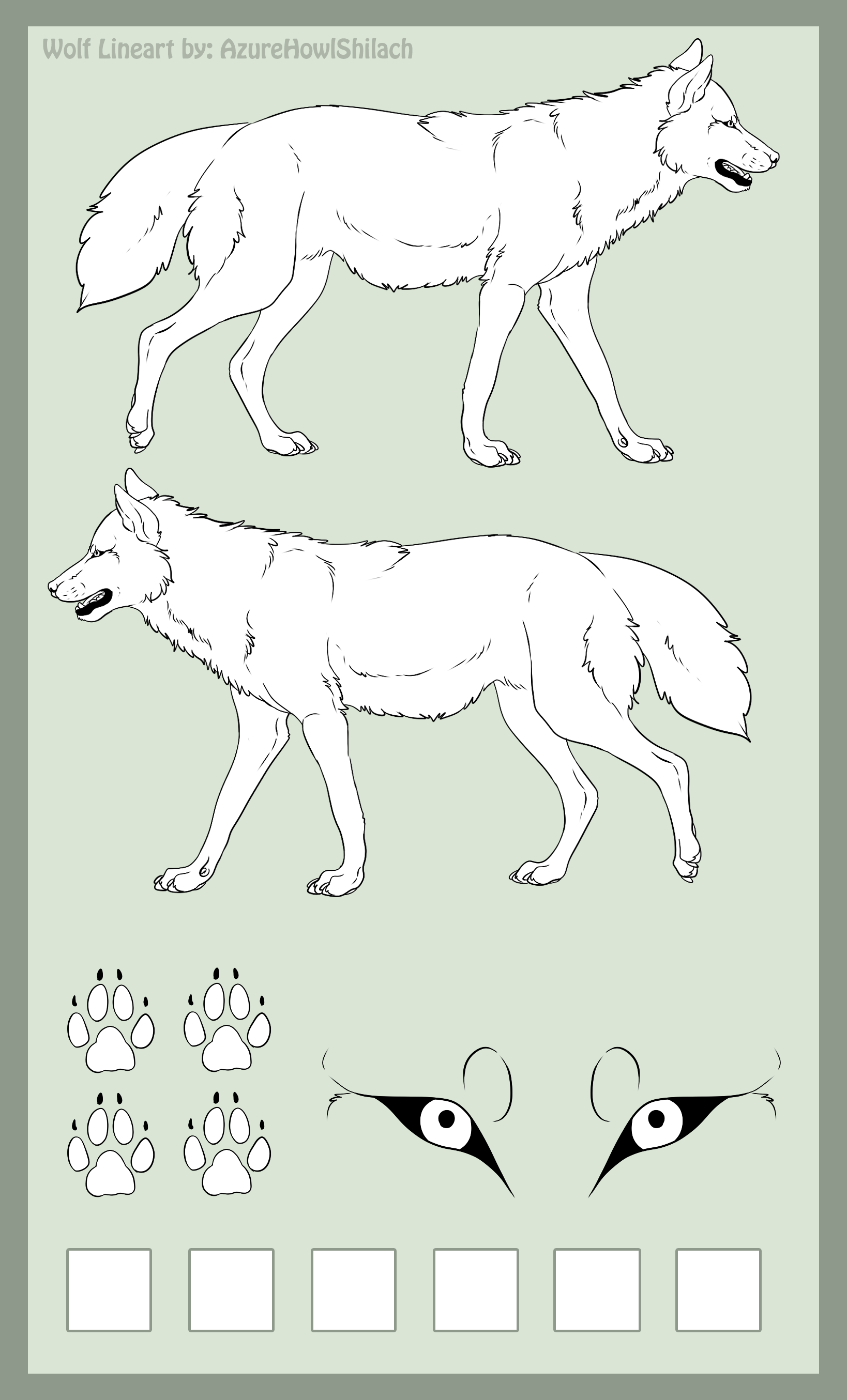 Related image of Search Free Base Template Ref Sheet By Fyairln Of Wolves O...