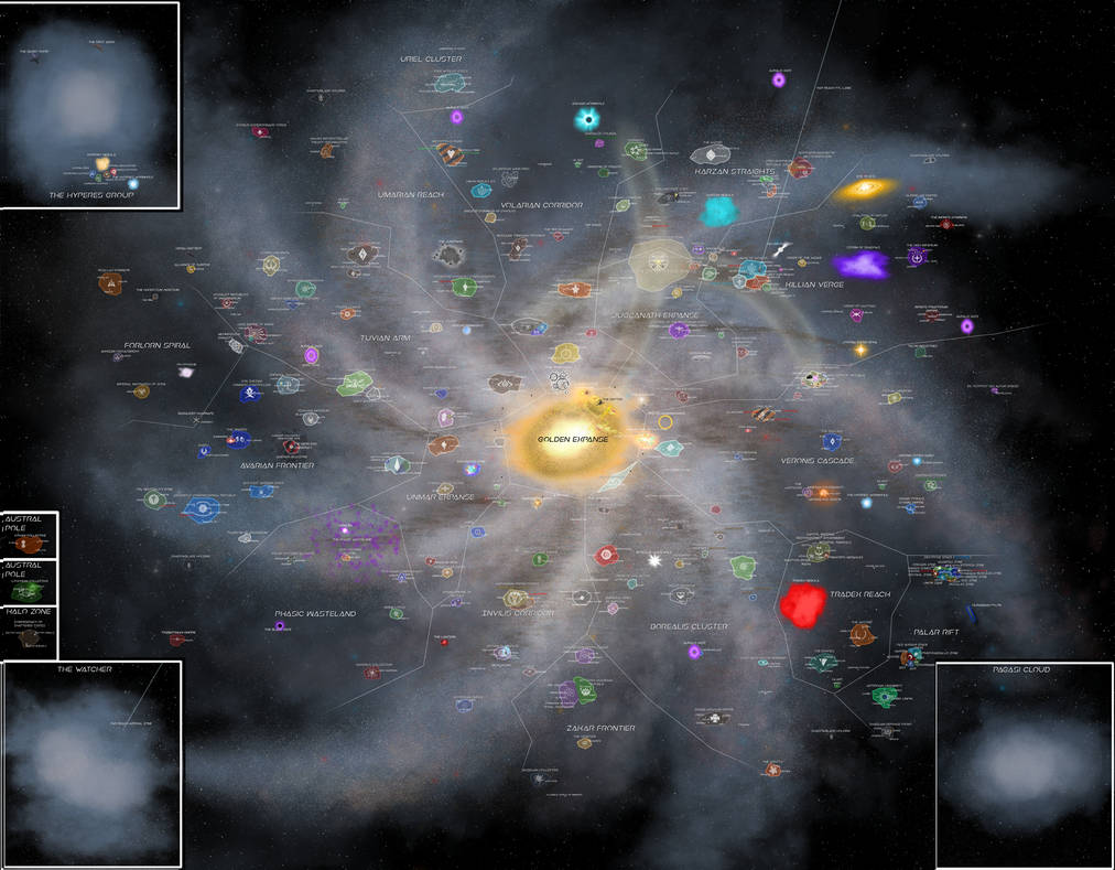 Ancerious Galaxy Map by EmperorMyric