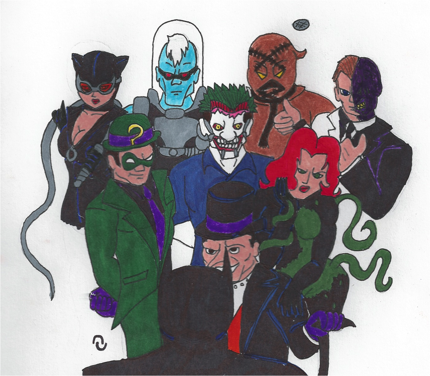 Batman's Rogues Gallery by Bolinha644 on DeviantArt