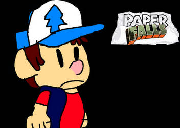 Dipper Pines-Paper Mario Style